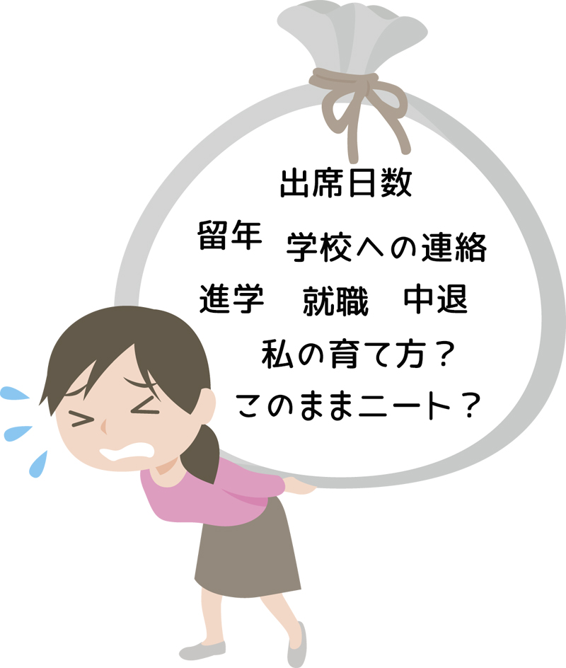 母親が背負う重圧